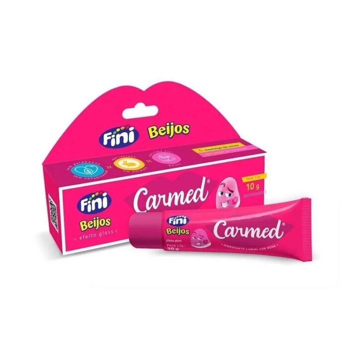 Hidratante Labial Carmed Fini Beijos Com Cor Efeito Gloss 10g - Imagem 1