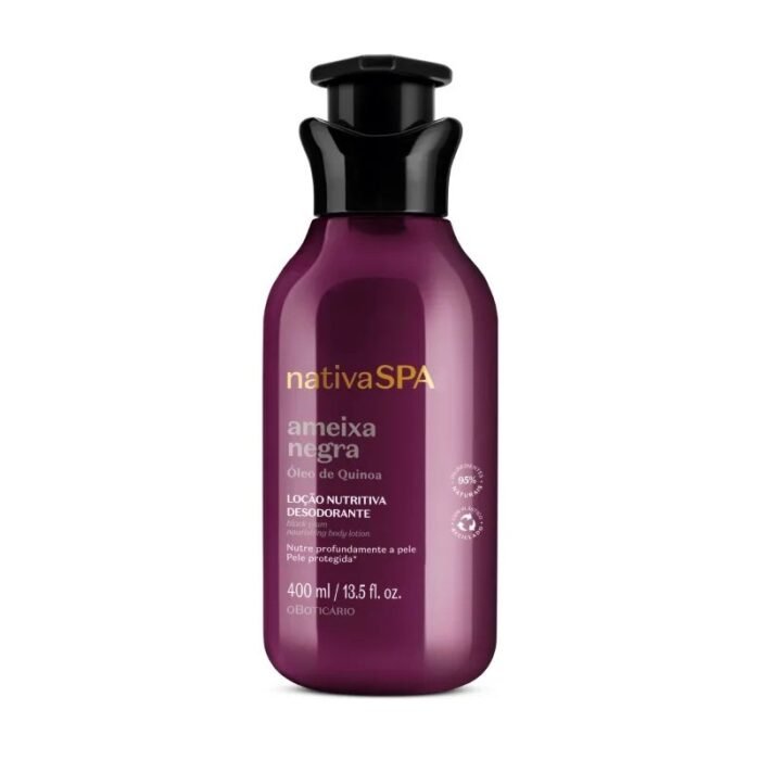 Loção Hidratante Desodorante Corporal Nativa Spa Ameixa Negra 400ml - Imagem 1
