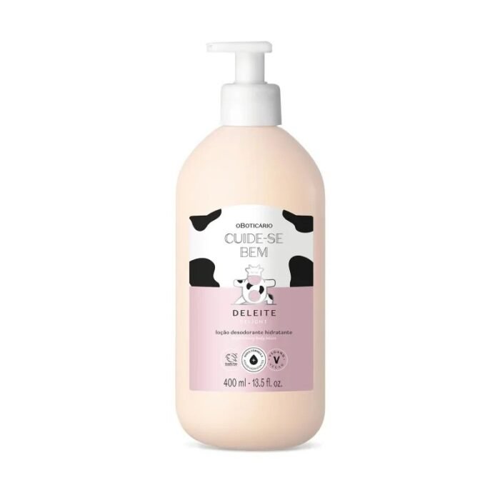 Loção Desodorante Hidratante Corporal Cuide-se Bem Deleite 400ml - Imagem 1