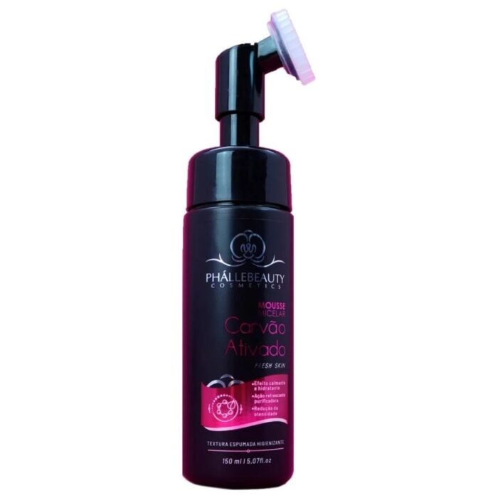 Mousse Micelar Carvão Ativado Phállebeauty 150 ml - Imagem 1