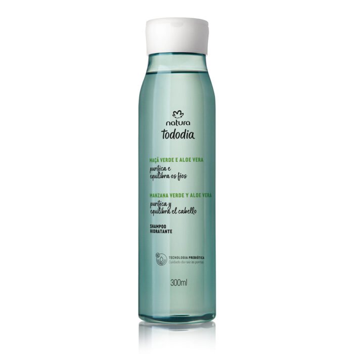 Shampoo Hidratante Tododia Maçã Verde e Aloe Vera 300 ml - Imagem 1