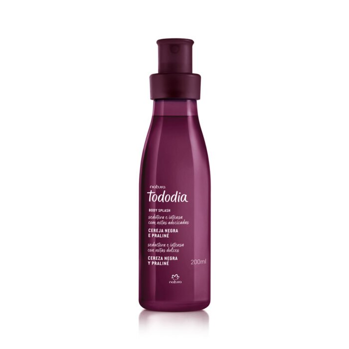 Body Splash Tododia Cereja Negra e Praliné 200 ml - Imagem 1