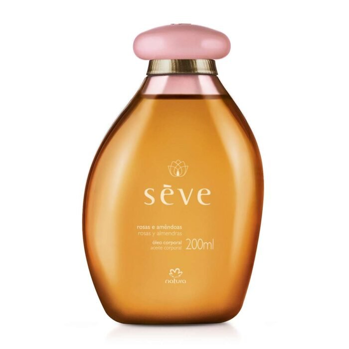 Óleo Desodorante Corporal Sève Rosas e Amêndoas 200 ml - Imagem 1