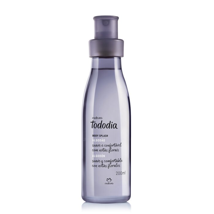 Body Splash Desodorante Colônia Tododia Algodão Feminino 200 ml - Imagem 1