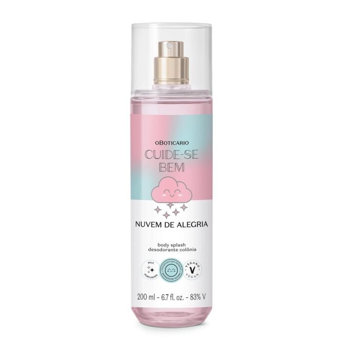 Body Splash Desodrante Colônia Cuide-se Bem Nuvem de Alegria 200ml - Imagem 1